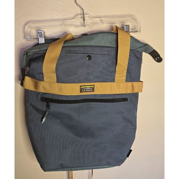 LL Bean Mountain Classic Cordura Totepack Backpack Hiking Laptop Travel Bag #507